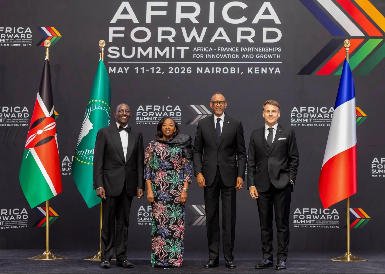 Macron charms Nairobi State Dinner guests with fluent Swahili at Africa Forward Summit