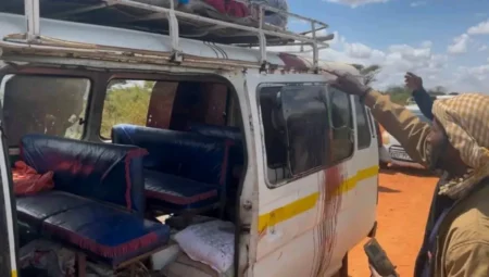 Six killed in suspected al-Shabaab ambush on passenger matatu in Mandera Six killed in suspected al-Shabaab ambush on passenger matatu in Mandera