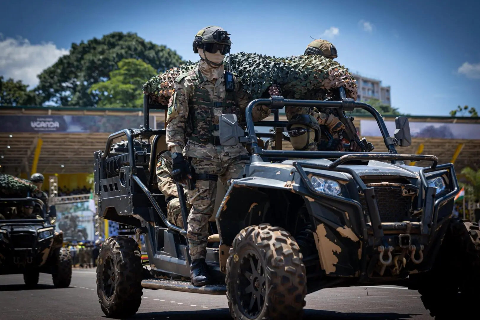 Uganda showcases military power at Museveni’s swearing-in ceremony Uganda showcases military power at Museveni swearing-in ceremony