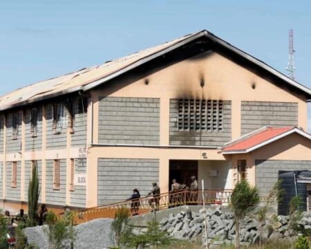 Police detain 8 Utumishi Girls students in suspected arson probe kenya-school-fire-kills-at-least-16-students-in-gilgil