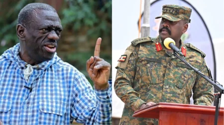 Besigye sues Muhoozi over ‘we will hang you on Heroes’ Day’ remarks Besigye sues Muhoozi over ‘we will hang you on Heroes' Day’ remarks