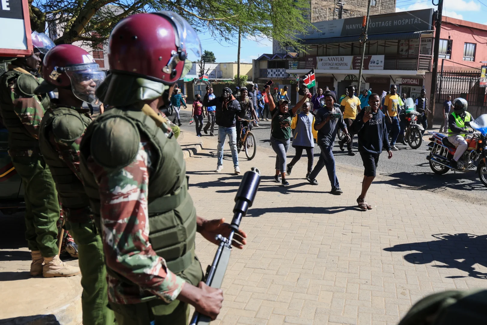 Two killed in Nanyuki protests over US Ebola facility plan in Kenya