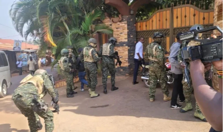 Former Kampala Lord Mayor Erias Lukwago arrested by SFC soldiers Former Kampala Lord Mayor Erias Lukwago arrested by SFC soldiers