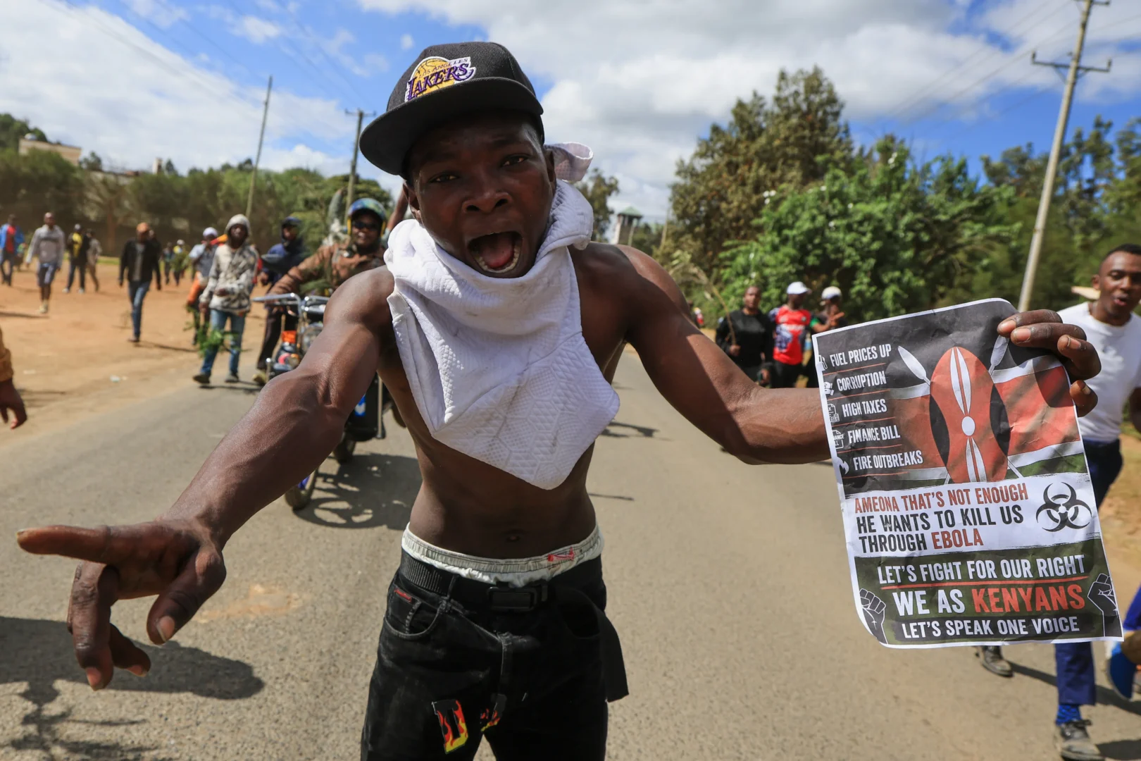Two killed in Nanyuki protests over US Ebola facility plan in Kenya