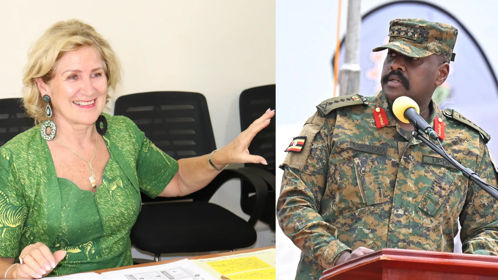 Leaked phone call shows Otafiire, EU envoy Blaak discussed Muhoozi posts Leaked phone call shows Otafiire, EU envoy Blaak discussed Muhoozi posts