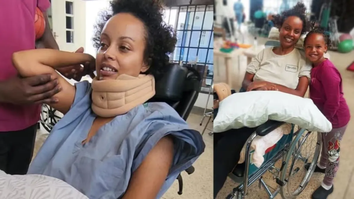 Paralysed Kenyan mother seeks donations for spinal cord injury rehabilitation