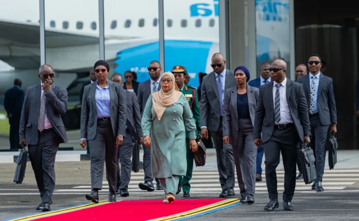 Samia Suluhu travels to Russia on first Tanzanian state visit in over 50 years President Samia Suluhu departing for a state visit to Russia to strengthen Tanzania-Russia relations