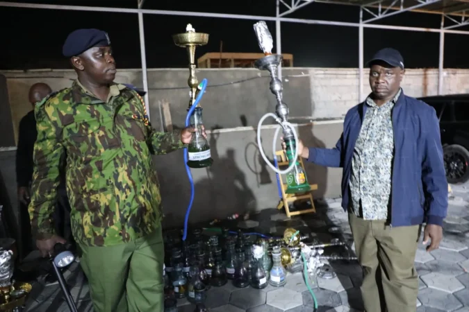 Woman shot by police during raid on shisha joint in Kisumu