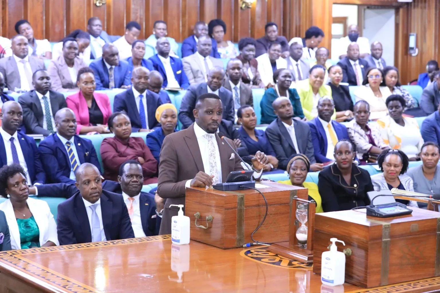 Uganda MPs forced to sit on floor as 12th Parliament faces severe space crisis Uganda MPs forced to sit on floor as 12th Parliament faces severe space crisis