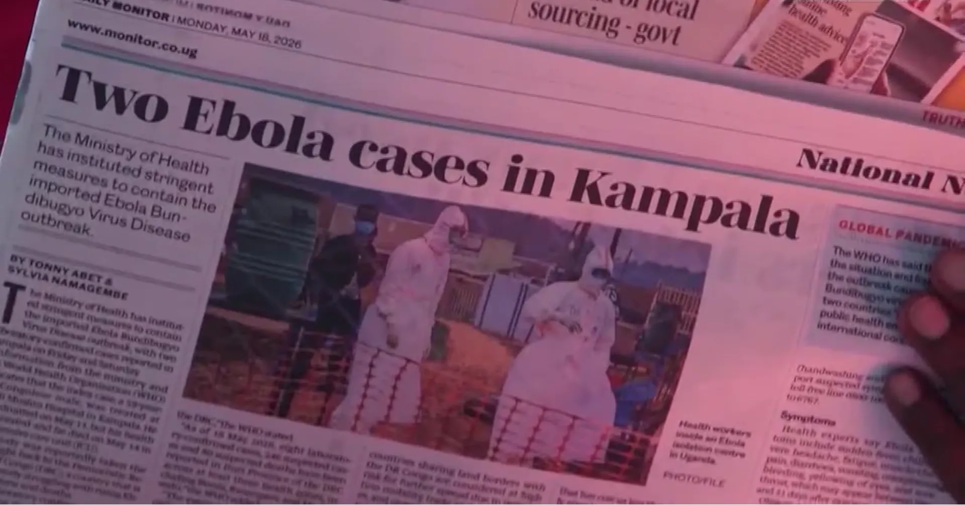 Uganda dismisses viral claims of school closures over Ebola