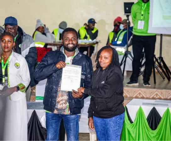 Sammy Kamau Waweru wins Ol Kalou MP seat