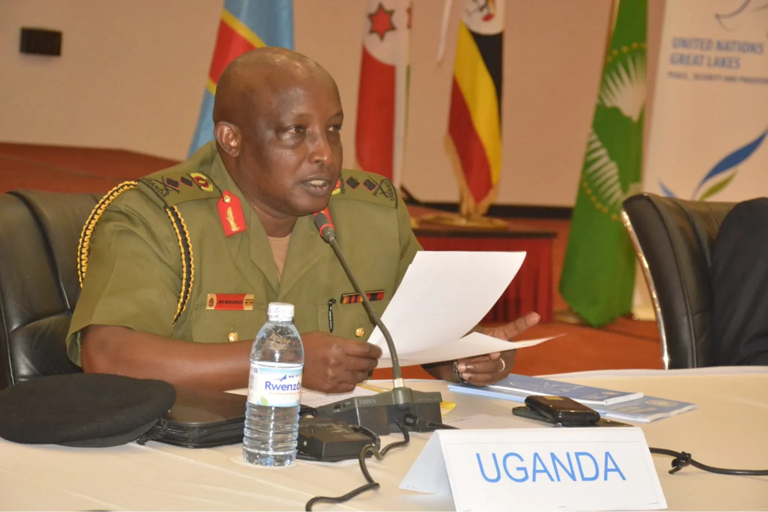 Former intelligence chief Maj Gen James Birungi charged with treachery Former intelligence chief Maj Gen James Birungi charged with treachery