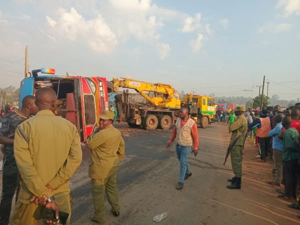 One dead, several injured as train hits bus carrying students in Mukono