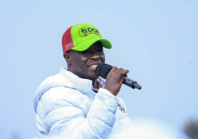 Gachagua says community-donated Prado was stoned during Ol Kalou campaign