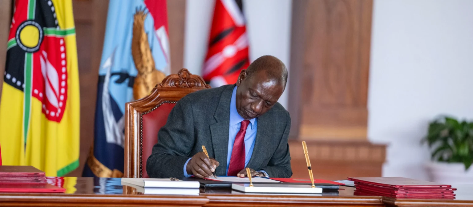 Ruto signs KSh150bn JKIA expansion deal without new taxes Ruto signs KSh150bn JKIA expansion deal without new taxes
