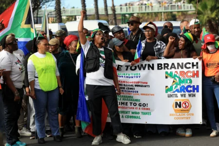 South African protesters call for deportation of undocumented migrants