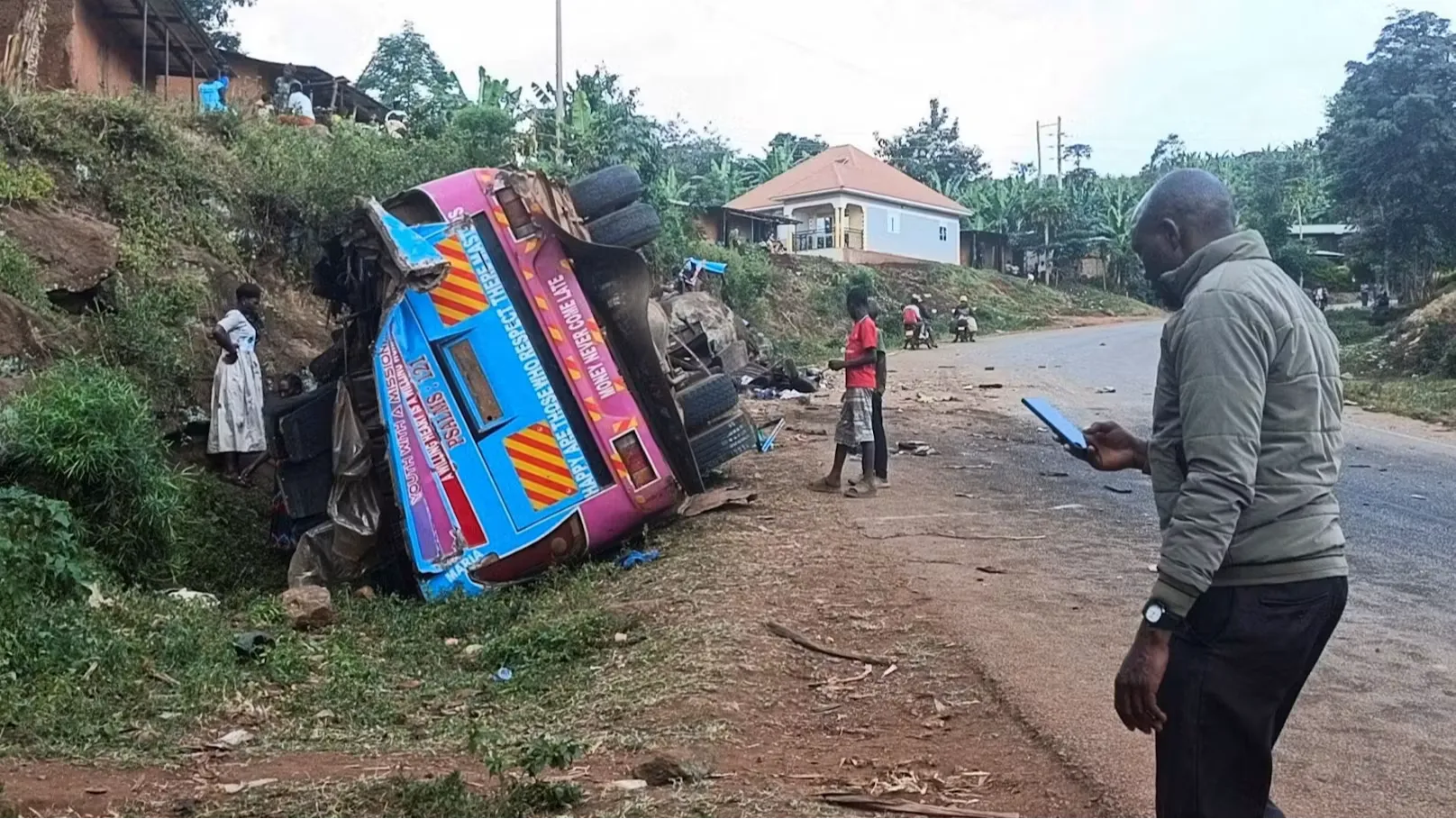 Uganda suspends school trips after bus crash kills 20 pupils