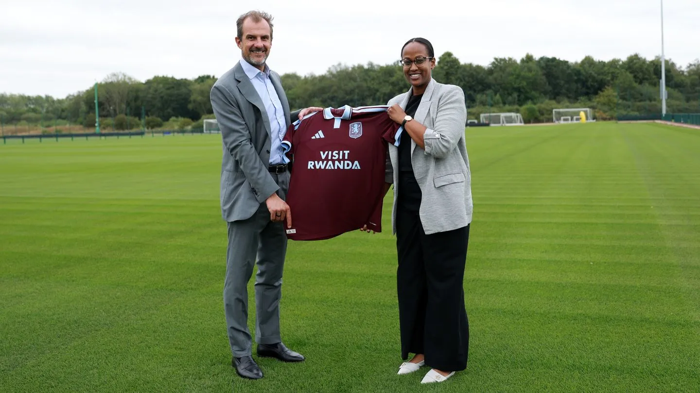 Visit Rwanda becomes Aston Villa’s main shirt sponsor Visit Rwanda becomes Aston Villa's main shirt sponsor