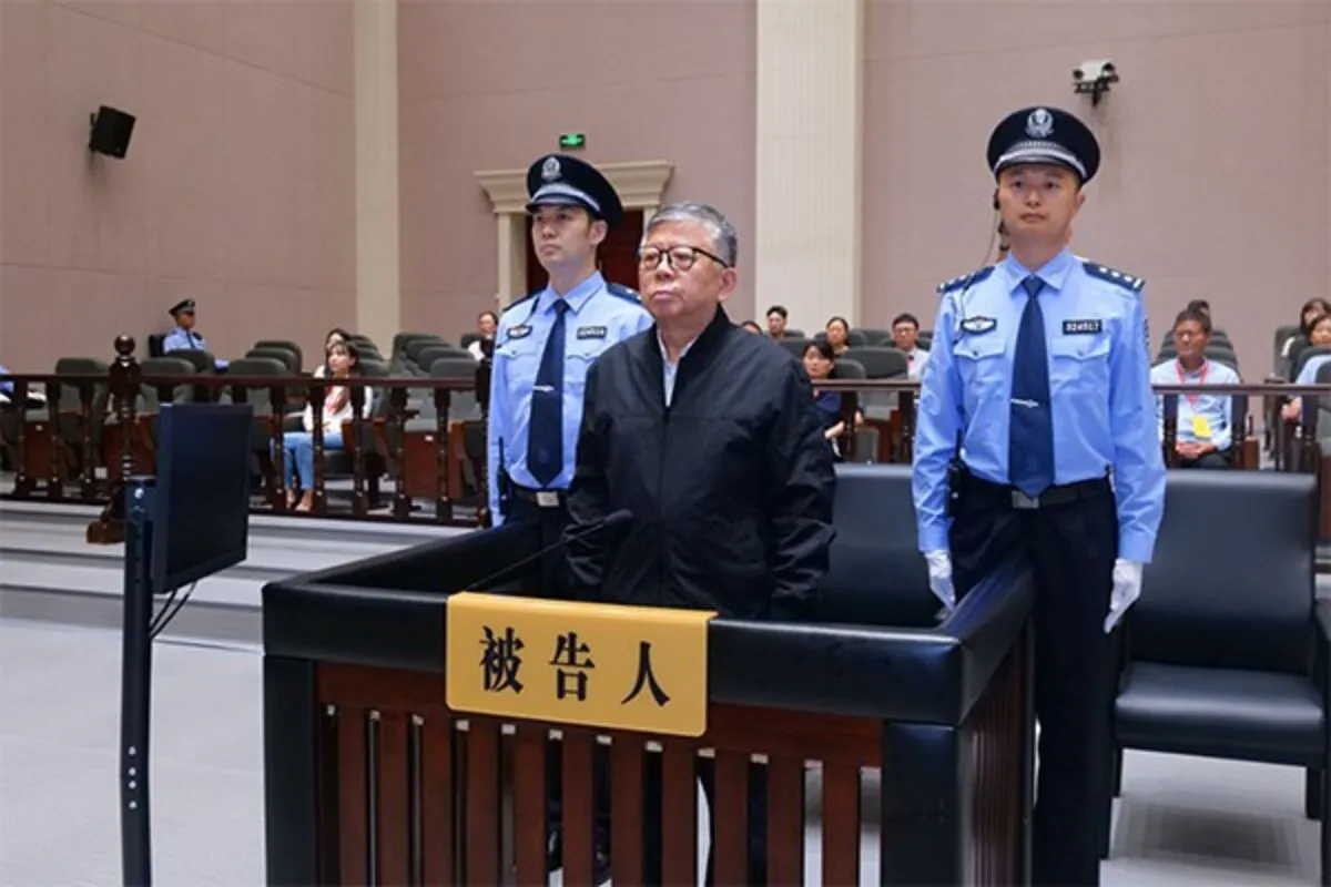 Former Chinese official sentenced to death for taking $325m in bribes Former Chinese official sentenced to death for taking $325m in bribes