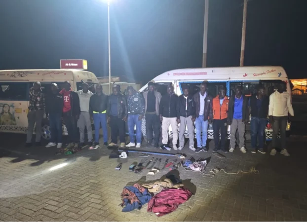 15 suspected gang members arrested in Kisumu with machetes, knives