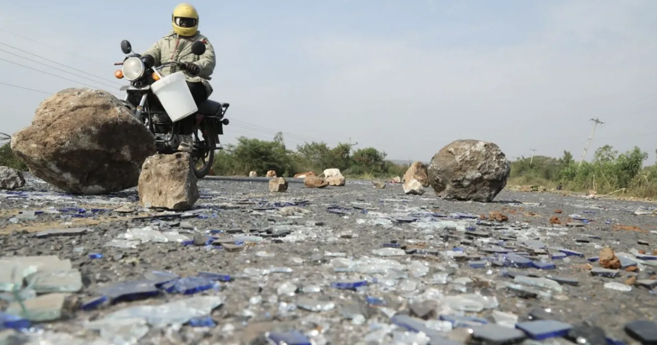 Police officer killed, eight injured during Homa Bay rally chaos 1 Homa Bay rally chaos