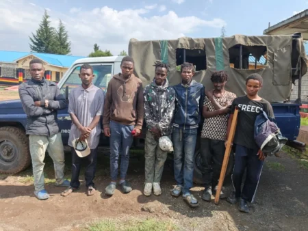 Police arrest seven suspected gang members at Githioro Market in Nakuru