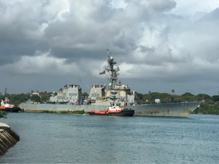 US Navy warship USS Ross arrives in Mombasa amid Middle East deployment