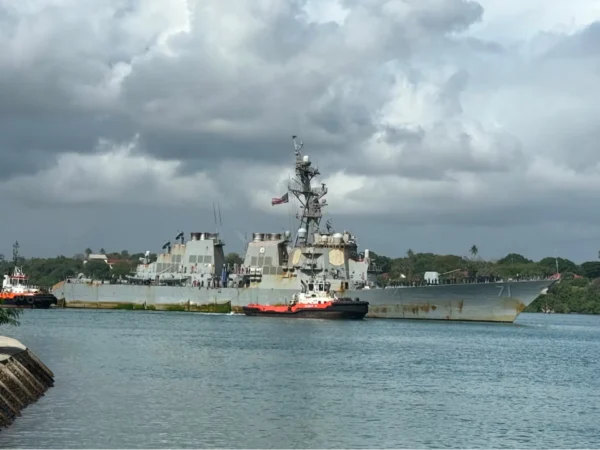 US Navy warship USS Ross arrives in Mombasa amid Middle East deployment