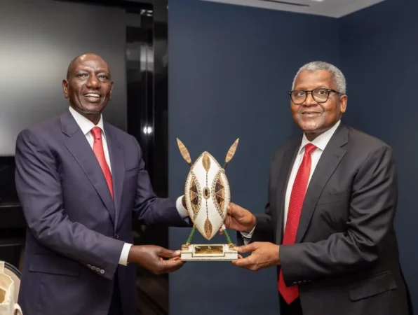 Ruto says Kenyans will be offered shares in planned Dangote East Africa Refinery Ruto says Kenyans will be offered shares in planned Dangote East Africa Refinery