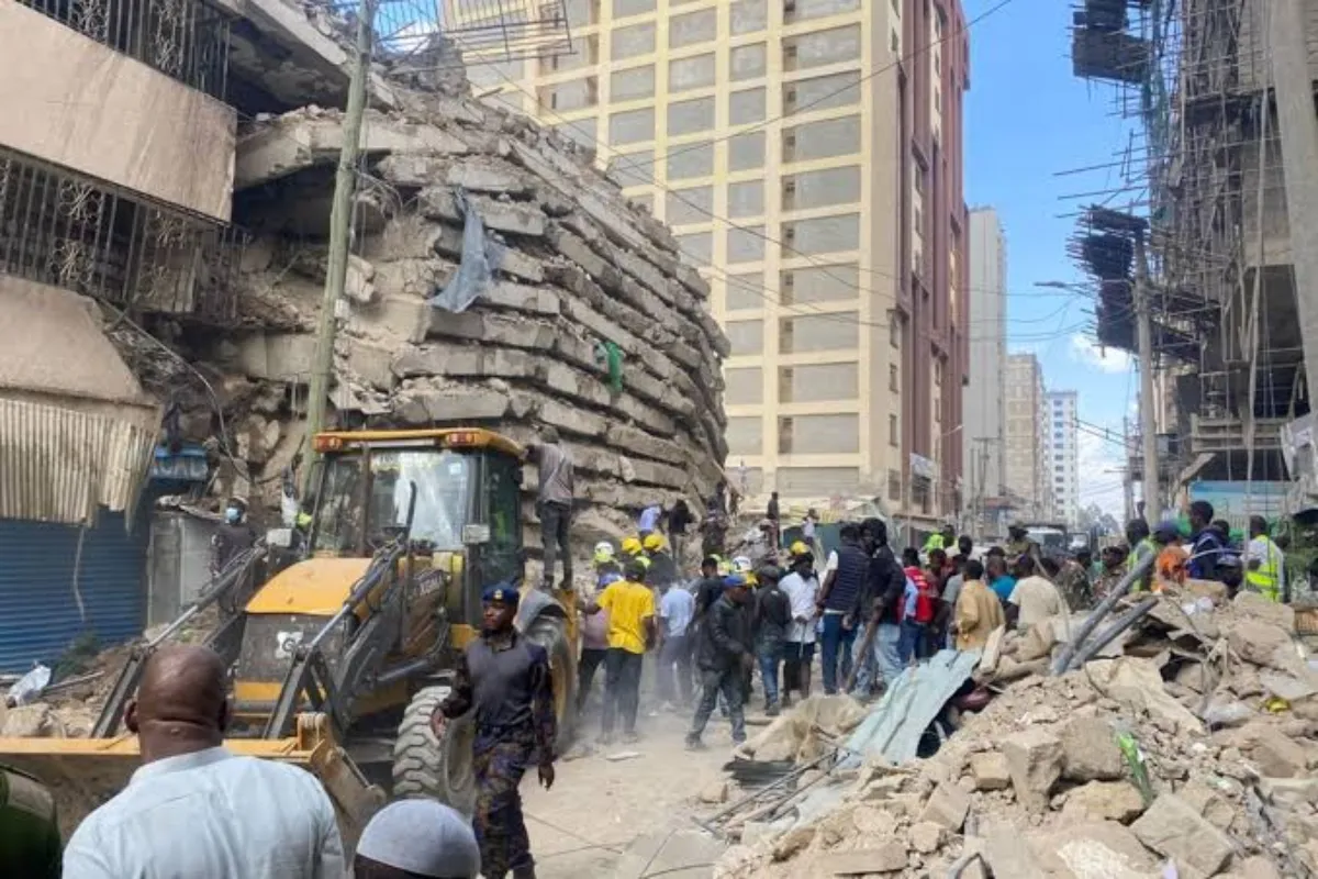 Several feared trapped after building collapses in Nairobi’s Eastleigh Several feared trapped after building collapses in Nairobi’s Eastleigh