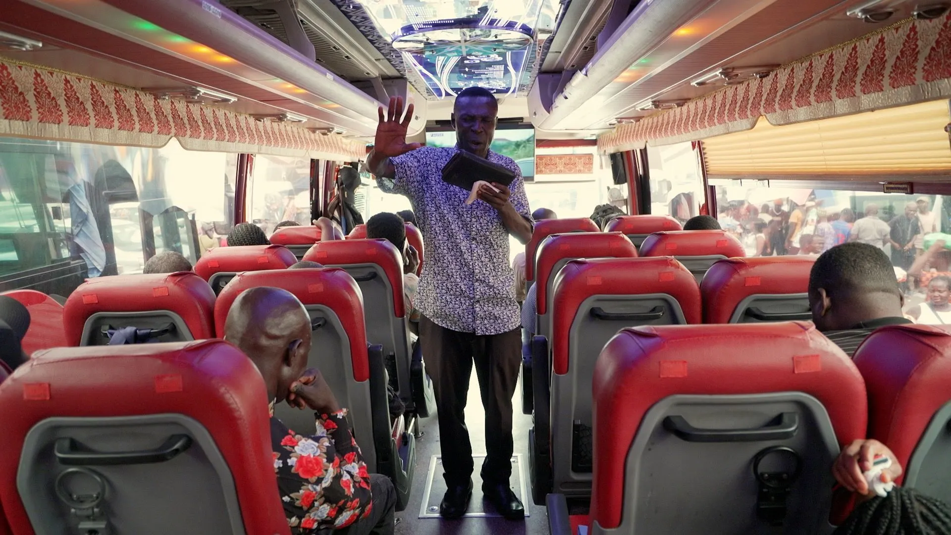 Ghana bans preaching on moving buses, offenders face jail terms Ghana bans preaching on moving buses, offenders face jail terms