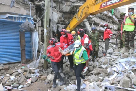 Eastleigh building collapse: Kenya Red Cross rescues second survivor alive Eastleigh building collapse: Kenya Red Cross rescues second survivor alive